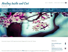 Tablet Screenshot of healinginsideandout.com